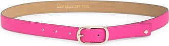 Kate Spade New York stitched feather edge belt in Vivid Snapdragon at Nordstrom Rack, Size Medium