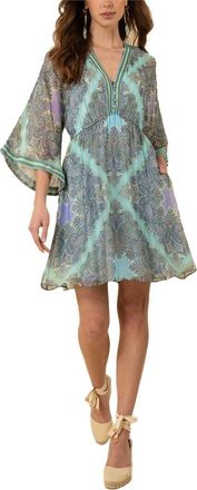 Hale Bob Emerie Silk-Blend Mini Dress