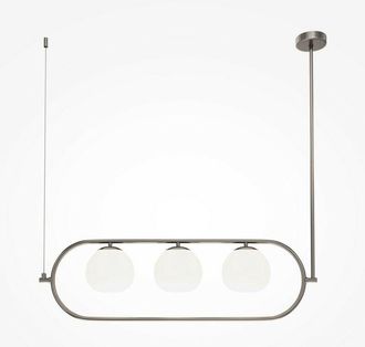 Maytoni Maytoni - Erich Modern 3 Light Globe Pendant Ceiling Light Nickel E14