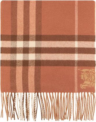 Burberry Bufanda de cachemira a cuadros - Accessories - unisex - Beige - ONE SIZE