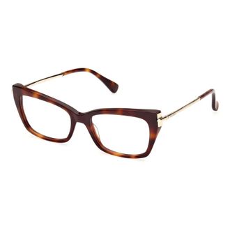Max Mara Glasses, unisex, Brown, Size: 53 MM Mm5137 Optical Frame