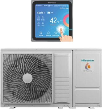 Hisense Pompa di Calore Reversibile Monoblocco Hisense Hi-Terma AHZ-044HCDS1 R-32 Wi-Fi Optional con Comando Incluso