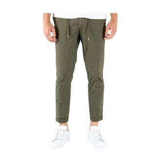 Lyle & Scott Cropped Trousers, male, Green, Size: W33 Lm991 Chino Trousers
