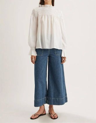Merlette Majorelle Top In White