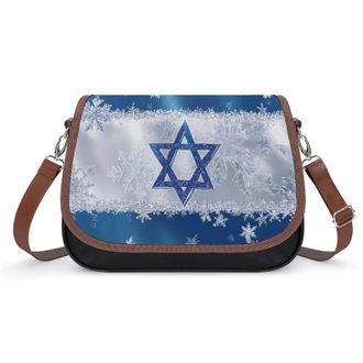 Generic Funny Israel1 Flag Fashion Womens Crossbody Bags Novelty Handbag Shoulder Bag Purse