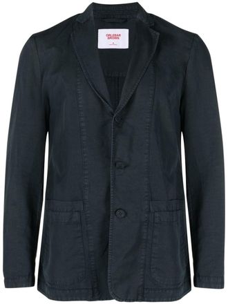 Orlebar Brown Blazer monopetto in lino e cotone - Blu