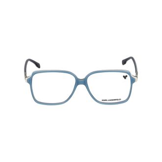Karl Lagerfeld Glasses, female, Blue, Size: 56 MM Kl6091 Eyeglasses