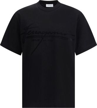 Ferragamo Ferragamo Logoed Mens T-Shirt