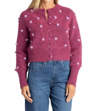 Alemais Elia Cardigan In Mulberry