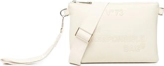 V° 73 Borsa a tracolla con logo inciso - Toni neutri