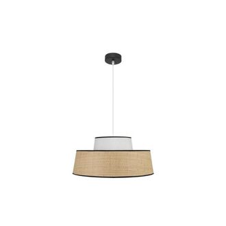 Fabrilamp Fabrilamp - Colgante Jia 1xe27 Natural/blanco Regx50x50 Cm