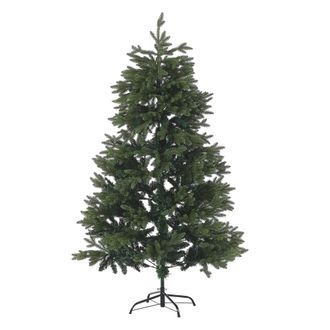 Beliani Beliani - Rbol De Navidad Artificial Verde Pvc Base Met&aacute;lica 180 Cm Estilo Tradicional Huxley
