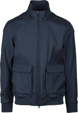Herno Jas - Heren - Zomerjassen - Blauw - XL - Wol - Jassen