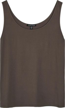 Eileen Fisher Canotta girocollo - Marrone