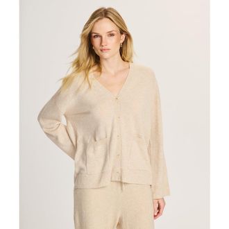 Naadam Signature Cashmere Boxy Cardigan in Oatmeal at Nordstrom, Size 3X-Large