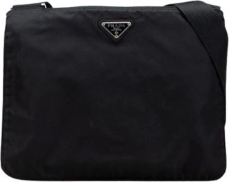 Prada Pre-owned Cross Body Bags, female, Black, Size: ONE SIZE Pre-owned Vintage Crossbody Bag