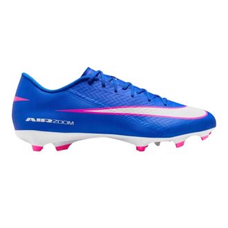 Nike Zoom Mercurial Vapor 16 voetbalschoenen voor heren, voor harde ondergrond (Blauw/Wit/Roze)