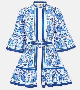 Farm Rio Printed cotton minidress