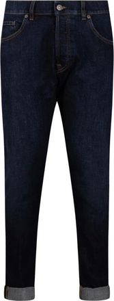 Dondup Slim-fit Jeans, male, Blue, Size: W31 High Stretch Denim Jeans, Dark Wash
