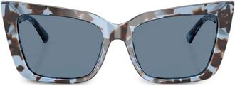 Jimmy Choo Eyewear tortoiseshell cat-eye sunglasses - Blue
