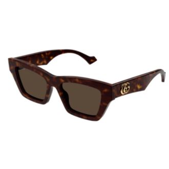 Gucci Sunglasses, unisex, Brown, Size: 53 MM Square Acetate Sunglasses