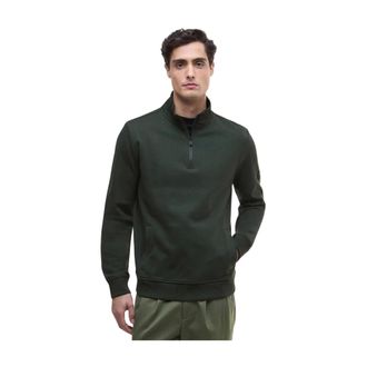 Barbour Heren, Sweatshirts & Hoodies, Groen, Maat: L Katoen