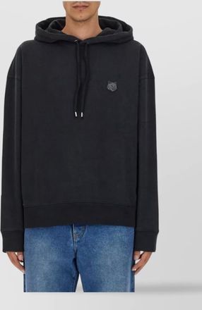 Maison Kitsuné hoodie oversized drawstring hood