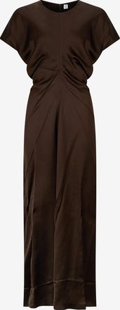 Toteme Langes Satinkleid Slouch Waist