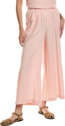 Splendid Linen Blend Palazzo Pant