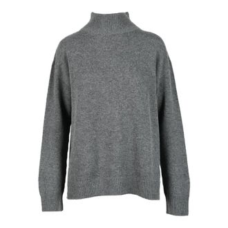 Max Mara Kasjmier Gebreide Trui - Dames - Cashmere truien - Grijs - S - Kasjmier - Truien & Vesten