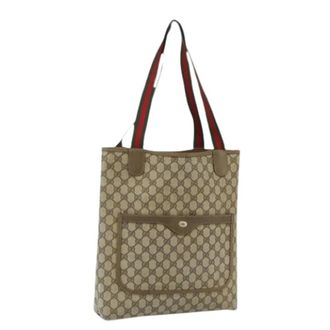 Gucci Pre-owned Tote Bags, female, Beige, Size: ONE SIZE Pre-owned Vintage Tote Bag