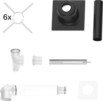 Bosch Accesorio De Escape Fc-set80-c93x (arriba) Juego B&aacute;sico C93x, D:80/125mm, 7738112544