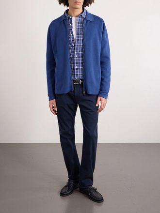 Canali Cotton and Modal-Blend Zip-Up Cardigan