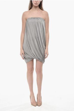 The Attico Strapless Minidress with Balloon Design size 38