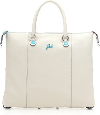 Gabs Omkeerbare leren tas Hobo Shopper Tote - Dames - Shoppers - Wit - ONE Size - Katoen - Tassen