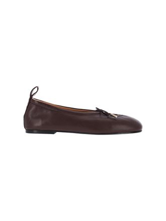 Alohas Brown Rosalind Leather Flats