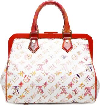 Louis Vuitton x Richard Prince Karung Borsa a mano Speedy 30 con monogramma 2006 - Bianco