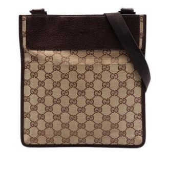 Gucci Pre-owned Cross Body Bags, unisex, Beige, Size: ONE SIZE Pre-owned Vintage Canvas Crossbody Bag