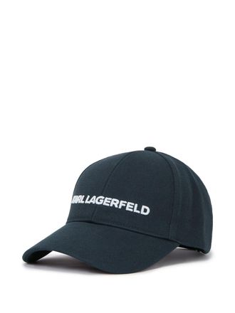 Karl Lagerfeld K/Essential cap - women - Recycled Cotton/Cotton - One Size - Blue