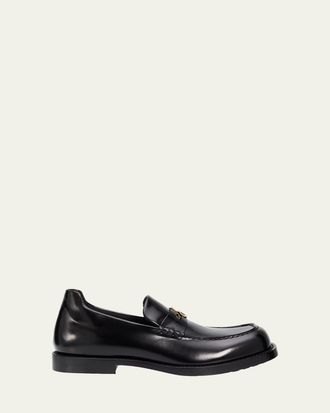 Balenciaga Comfy Leather Penny Loafers
