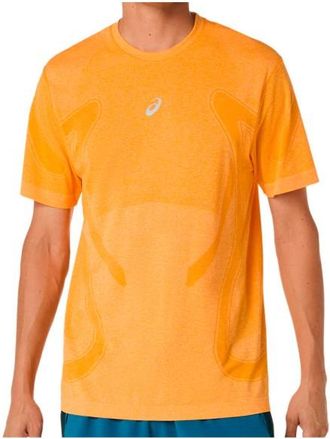 Asics Road Seamless S/S Top Laufshirt f&uuml;r Herren | orange