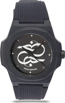Nuun Official x Ebrahim Jaffar 40.5mm - unisex - Rubber/stainless steel - One Size - Black
