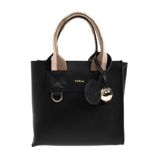 Furla Handbags, female, Black, Size: ONE SIZE Divide It Mini Tote