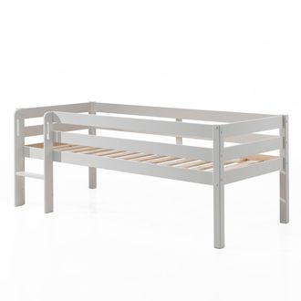 Vipack Vipack - Cama De Media Altura 90x200 Con Somier Pino Blanco