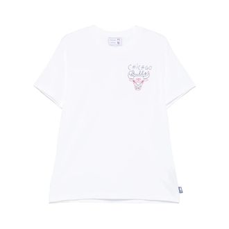 Maison Labiche T-Shirts, male, White, XL, NBA Collaboration White T-shirt