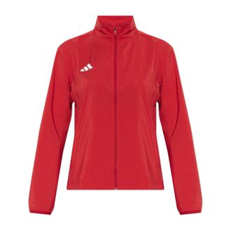 adidas Adizero Essentials Jacket - Dames - Trainingsjackets - Rood - S - Leer - Fitness