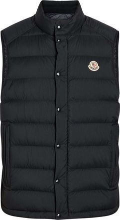 Moncler Barthe Quilted Shell Gilet - Navy - 5 (UK44 / Xxl)