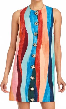 Mestiza New York Tuesday Mini Shift Dress In Multi