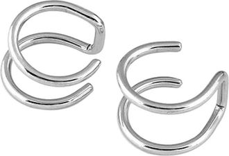 Generic Men&Rsquo;S Women&Rsquo;S Clip-On Earrings Non-Piercing Ear Cartilage Cuff Eardrop Ear Clip - Silver Fashion Professionals