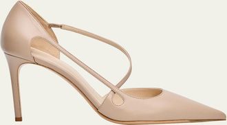 Alexandre Birman 85mm Renee Leather dOrsay Pumps